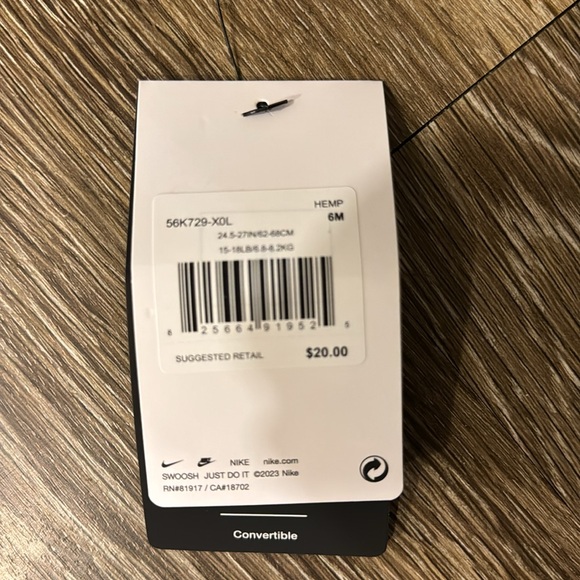 Nike Footie Pajama 6M - Picture 3 of 4